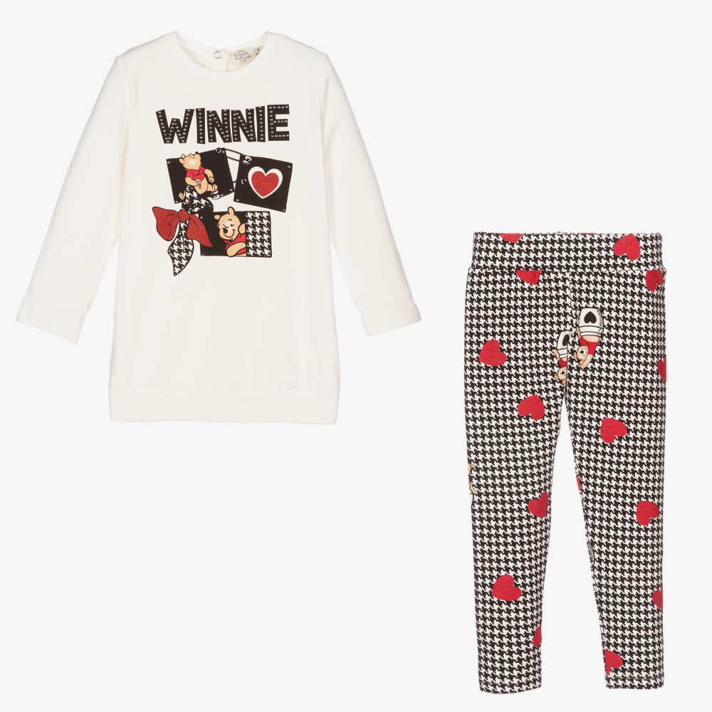 Everything Must Change-Кремовый топ с легинсами Disney | Childrensalon Outlet