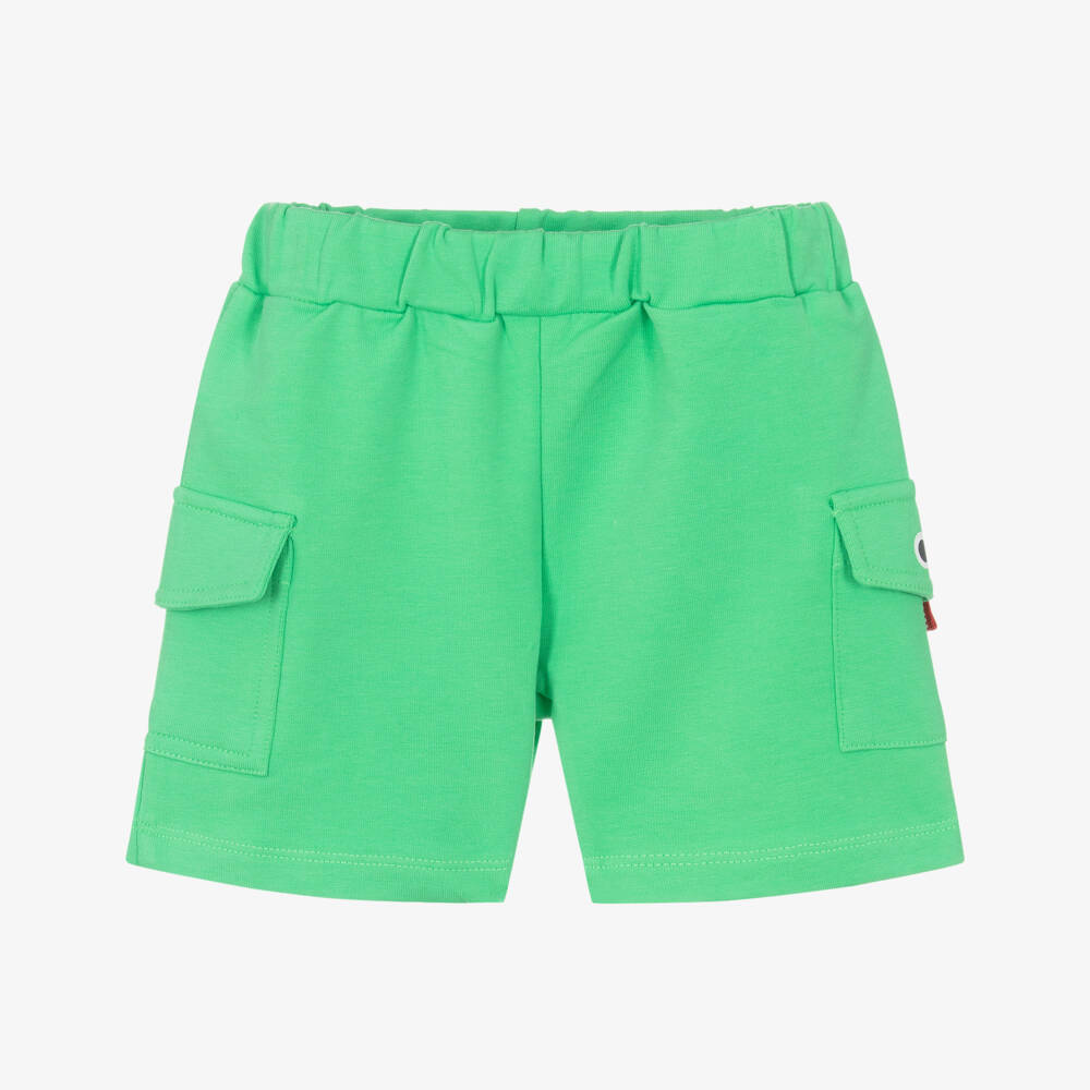 Everything Must Change-Little Adventurer Green Cargo Shorts | Childrensalon Outlet
