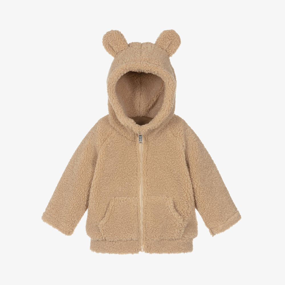 Everything Must Change-Little Boys Cozy Teddy Hooded Coat | Childrensalon Outlet