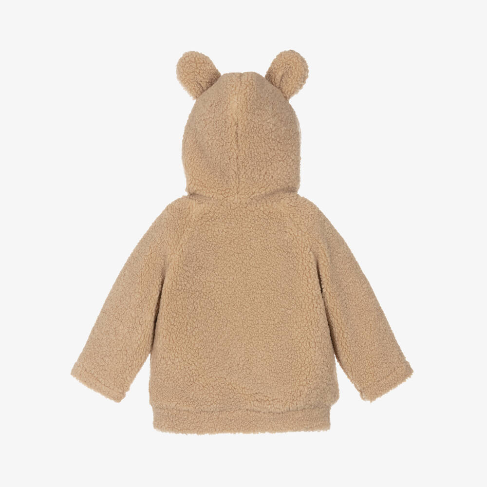 Everything Must Change-Little Boys Cozy Teddy Hooded Coat | Childrensalon Outlet