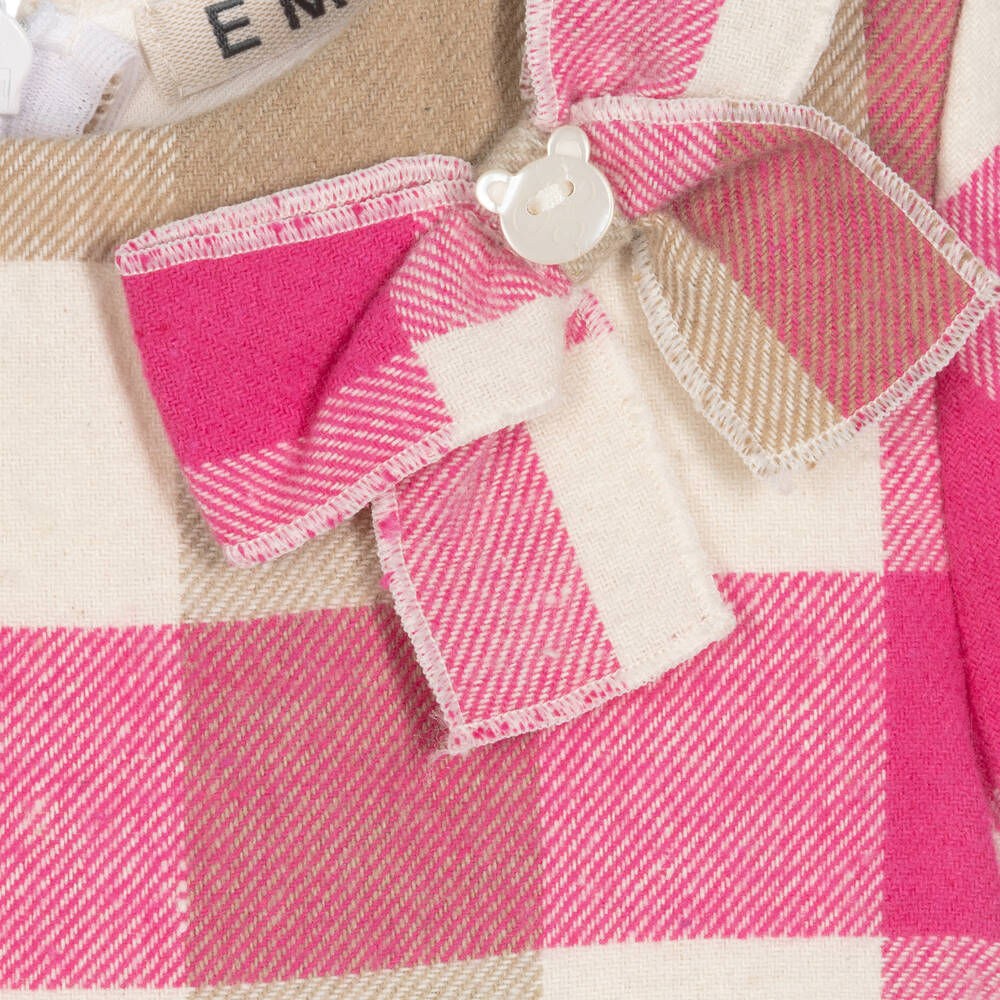 Everything Must Change-Pink & Beige Check Dress | Childrensalon Outlet