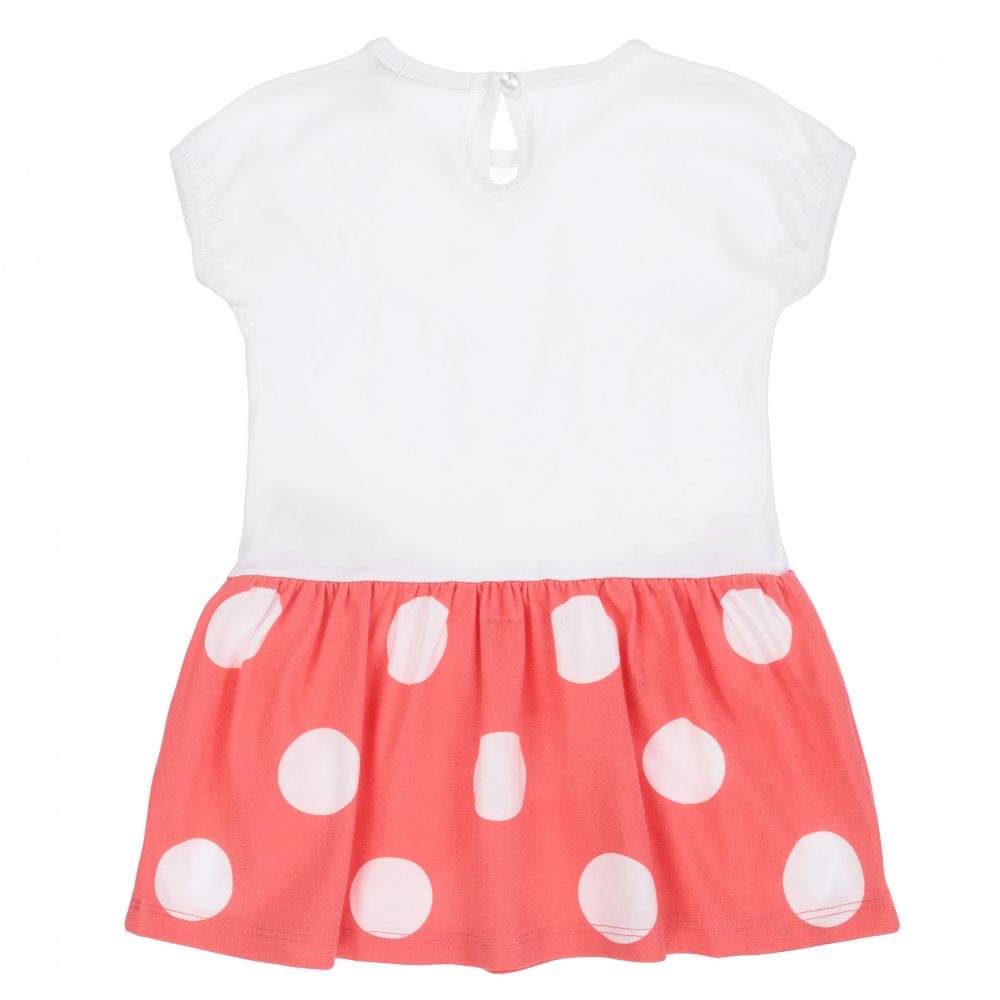 Everything Must Change-Pink & White Cotton Dress | Childrensalon Outlet