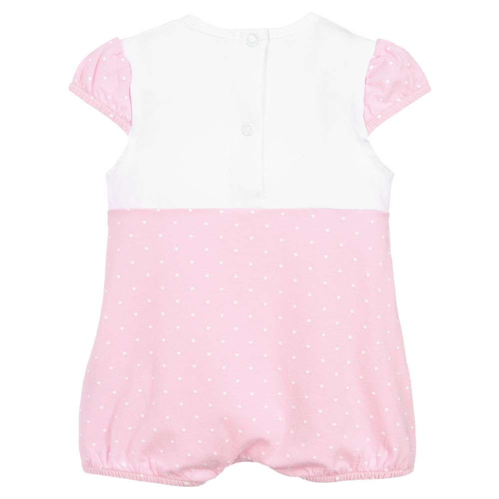 Everything Must Change-Pink & White Cotton Shortie | Childrensalon Outlet