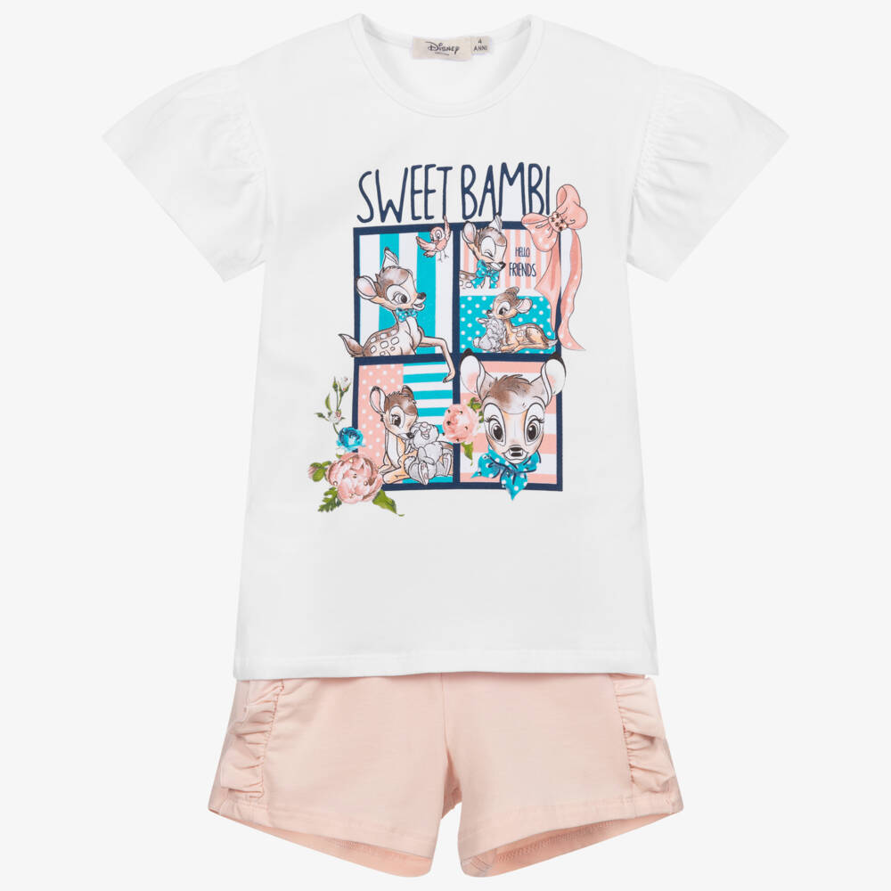 Everything Must Change-Бело-розовый комплект с шортами | Childrensalon Outlet