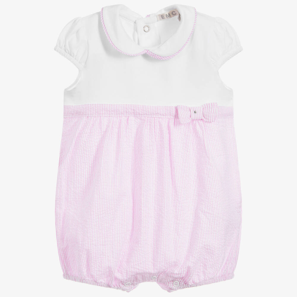 Everything Must Change-Pink & White Striped Shortie | Childrensalon Outlet