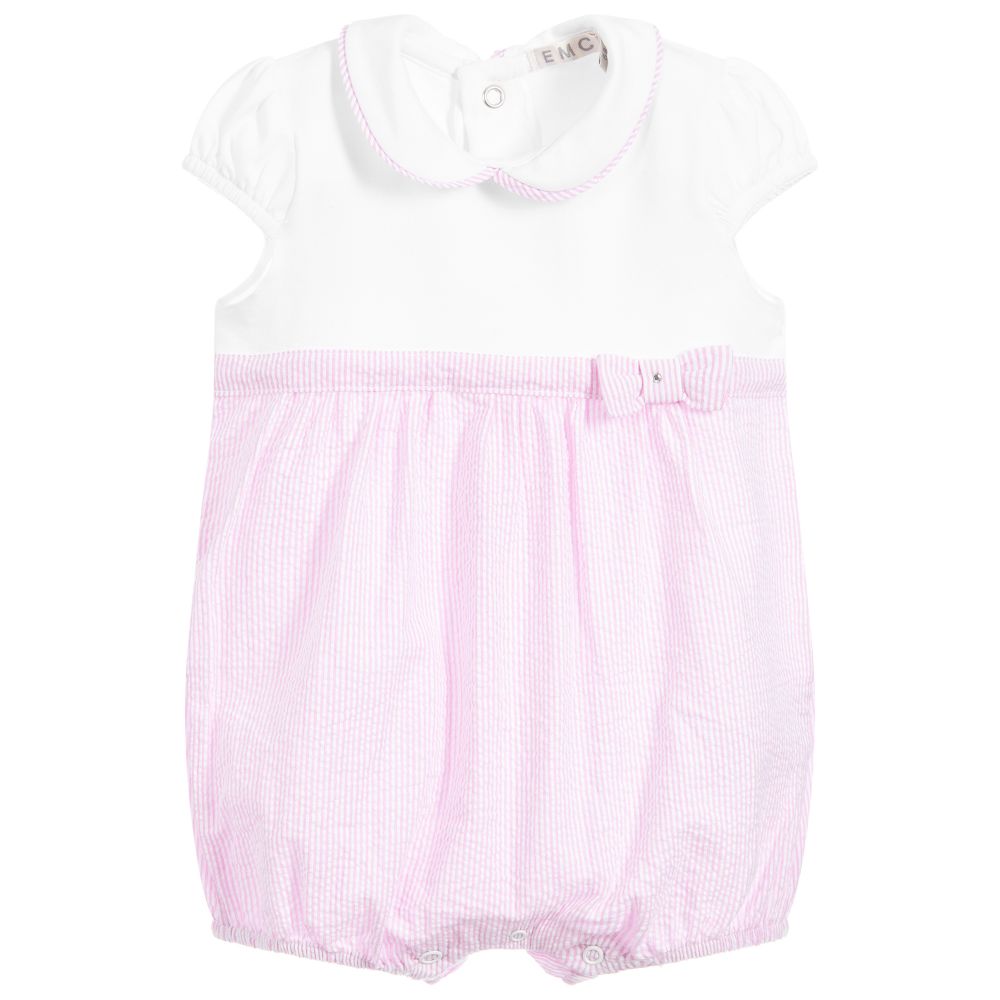 Everything Must Change - Pink & White Striped Shortie | Childrensalon