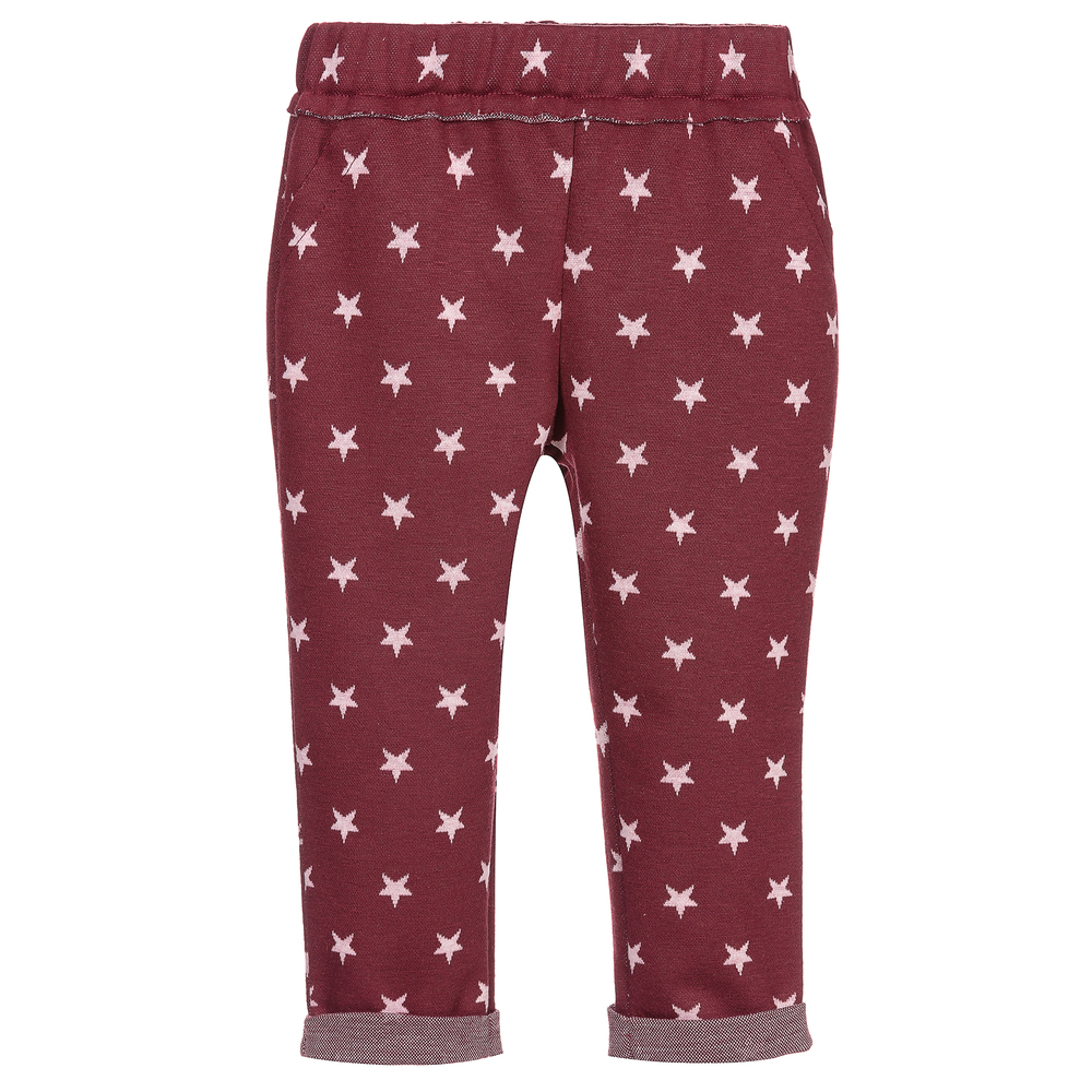 Everything Must Change - Red Jersey Baby Trousers | Childrensalon
