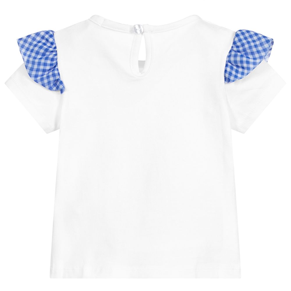 Everything Must Change-White Cotton Baby T-Shirt | Childrensalon Outlet