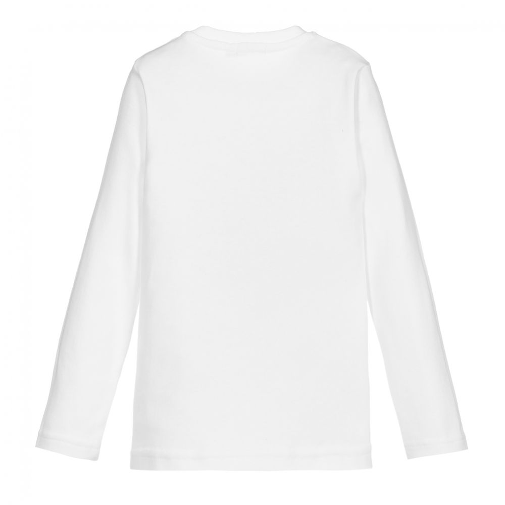 Everything Must Change-White Cotton Jersey Baby Top | Childrensalon Outlet