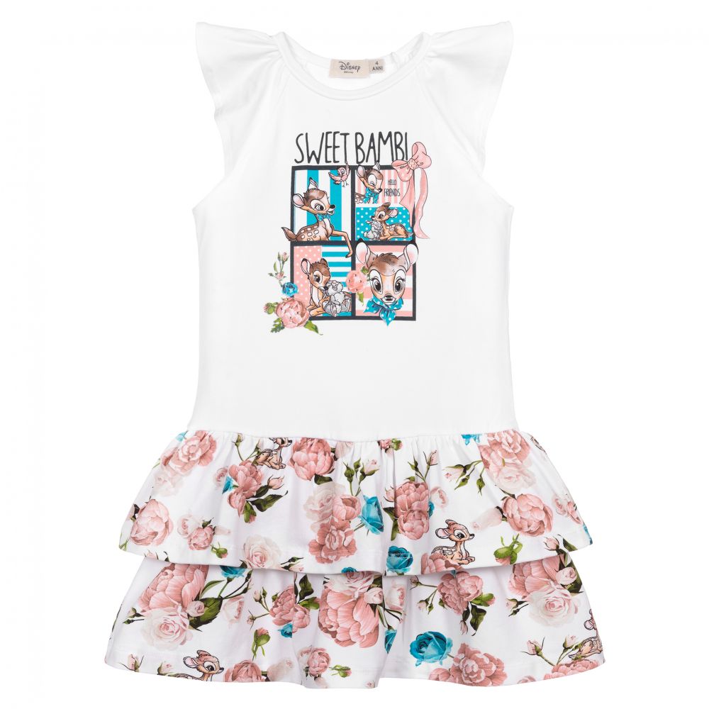 Everything Must Change - White Disney Bambi Dress | Childrensalon