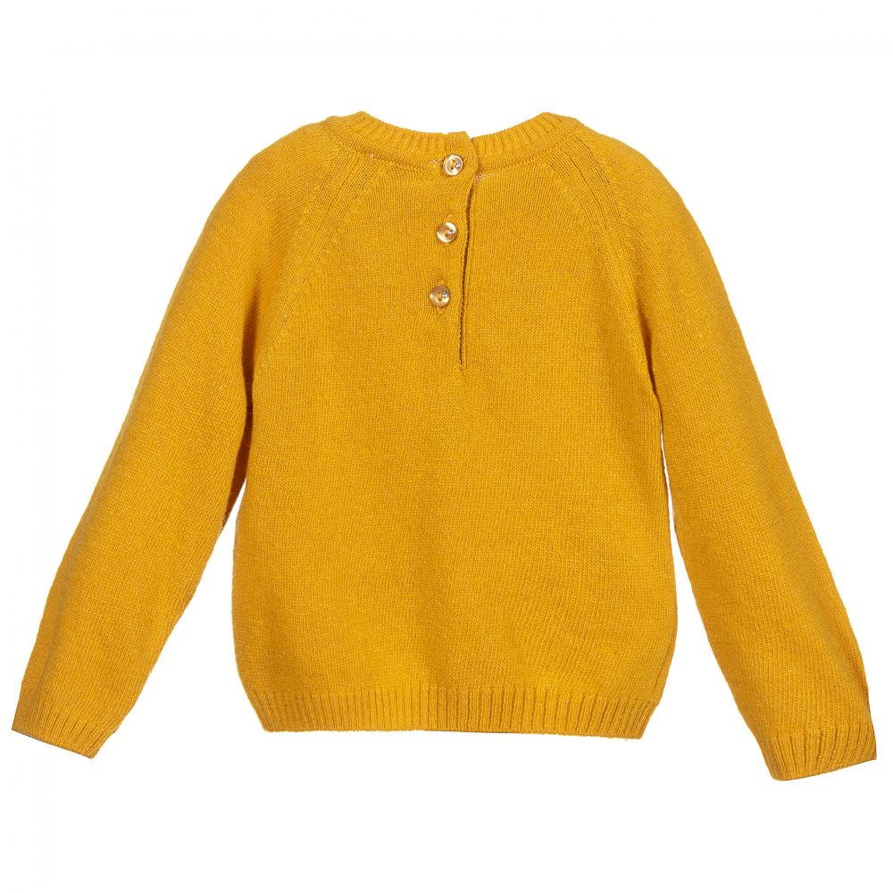 Everything Must Change-Yellow Wool Blend Jumper | Childrensalon Outlet