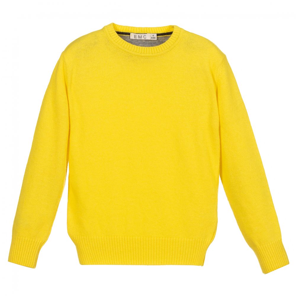 Yellow Wool Blend Jumper