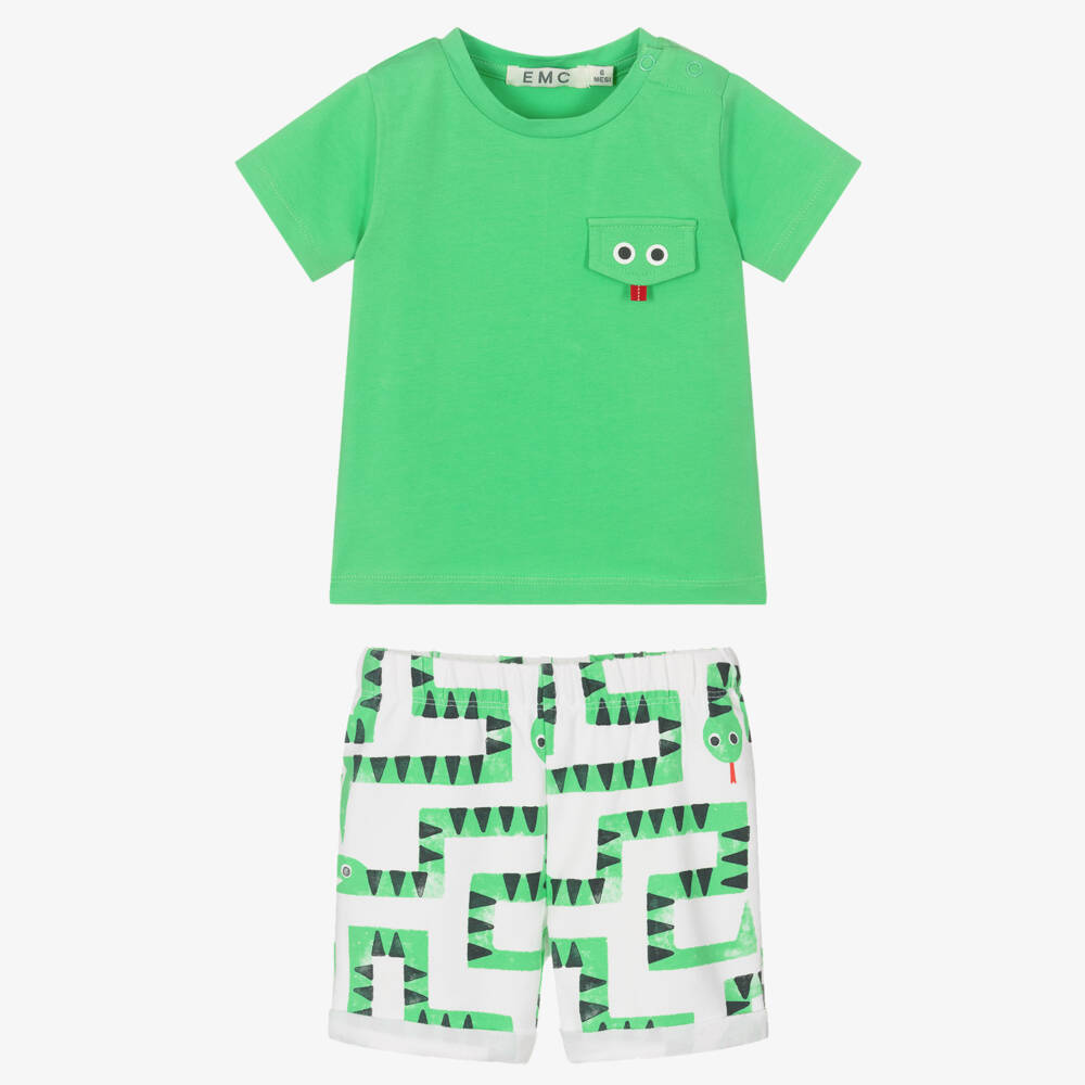 Everything Must Change-Young Boys Cotton Snakeskin Set | Childrensalon Outlet