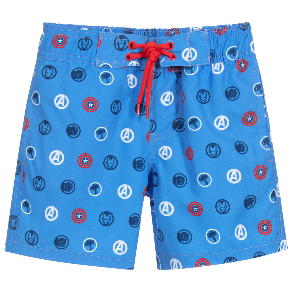 Fabric Flavours - Avengers Print Swim Shorts | Childrensalon