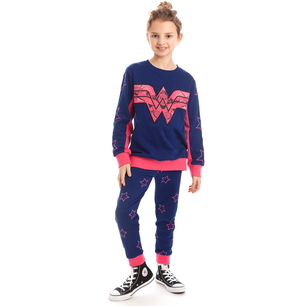 Fabric Flavours Blue Wonder Woman Joggers Childrensalon Outlet