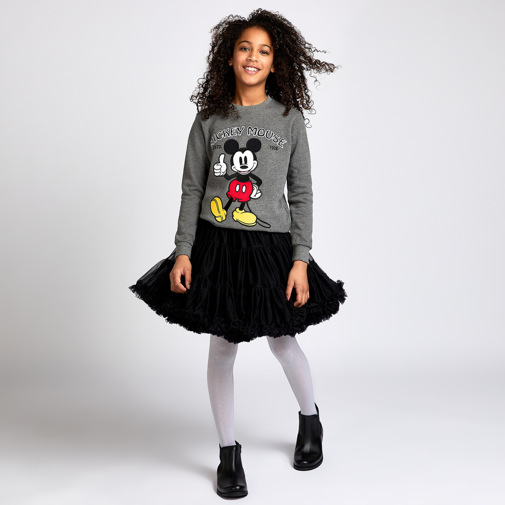 Fabric Flavours-Топ серого цвета «Микки Маус» для мальчиков и девочек | Childrensalon Outlet