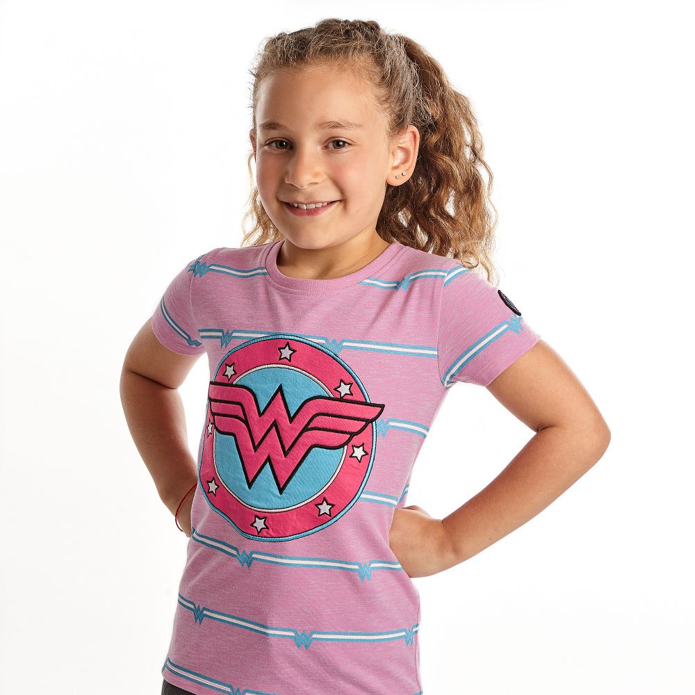 Pink wonder woman shirt hot sale