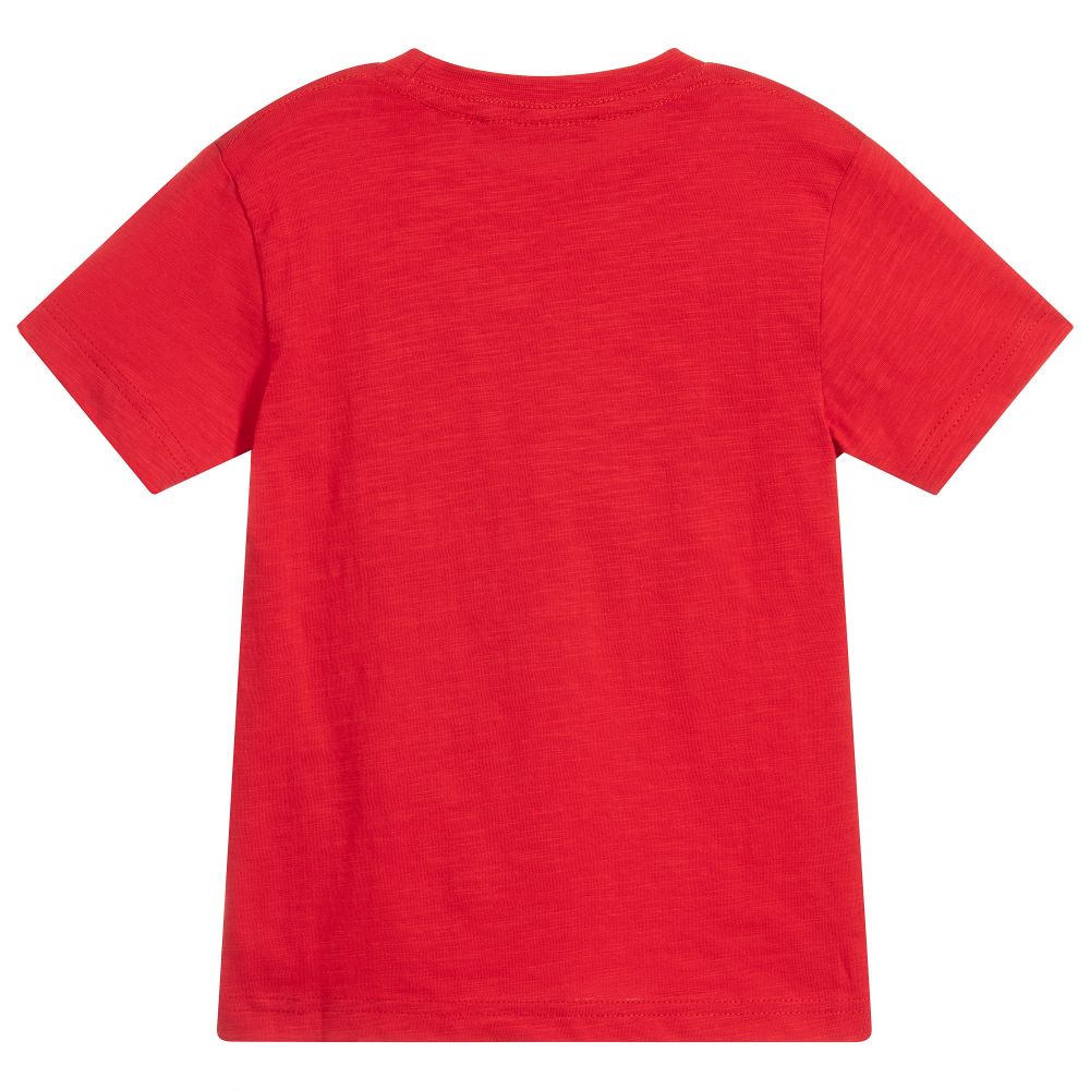 Fabric Flavours Red Cotton Star Wars T Shirt Childrensalon Outlet