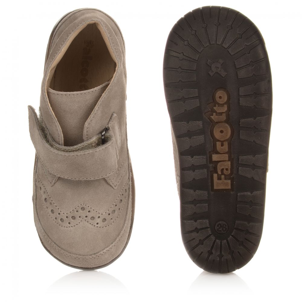 Falcotto by Naturino-Beige Suede Ankle Boots | Childrensalon Outlet