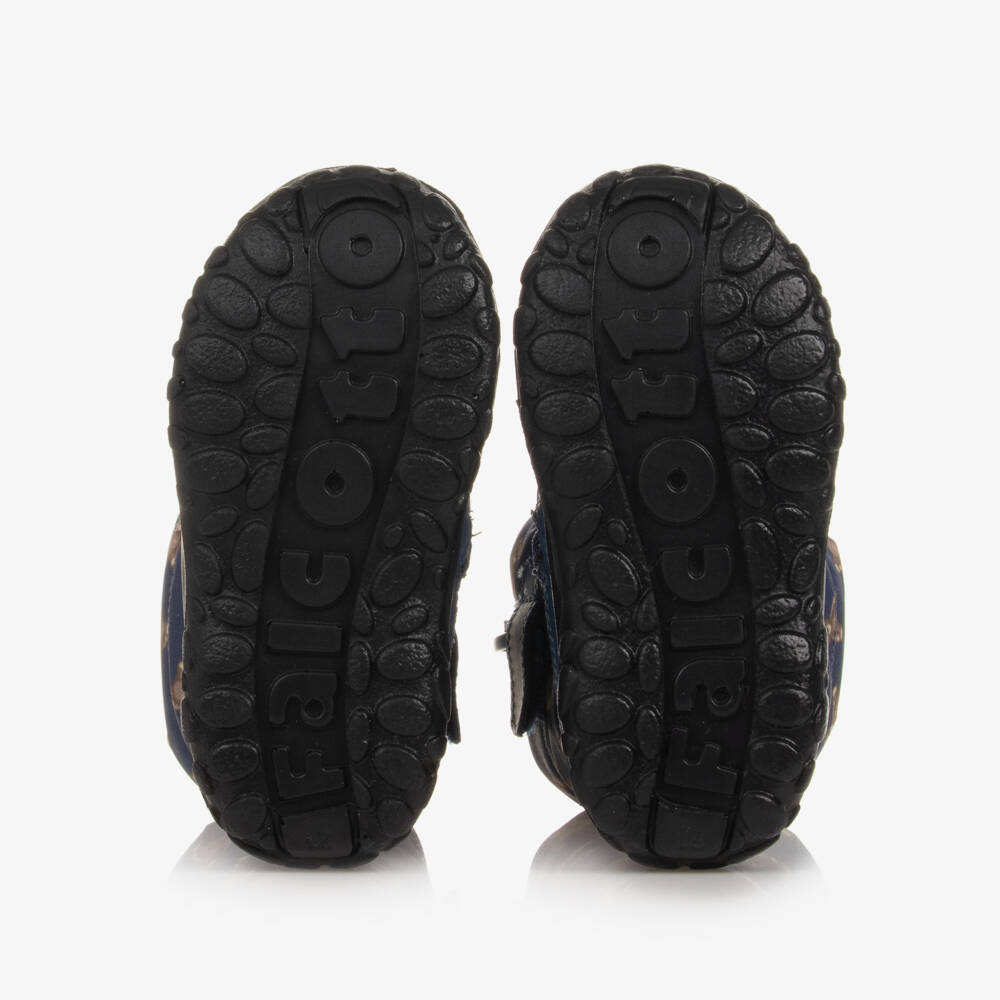 Falcotto by Naturino-Синие боты с медвежатами | Childrensalon Outlet