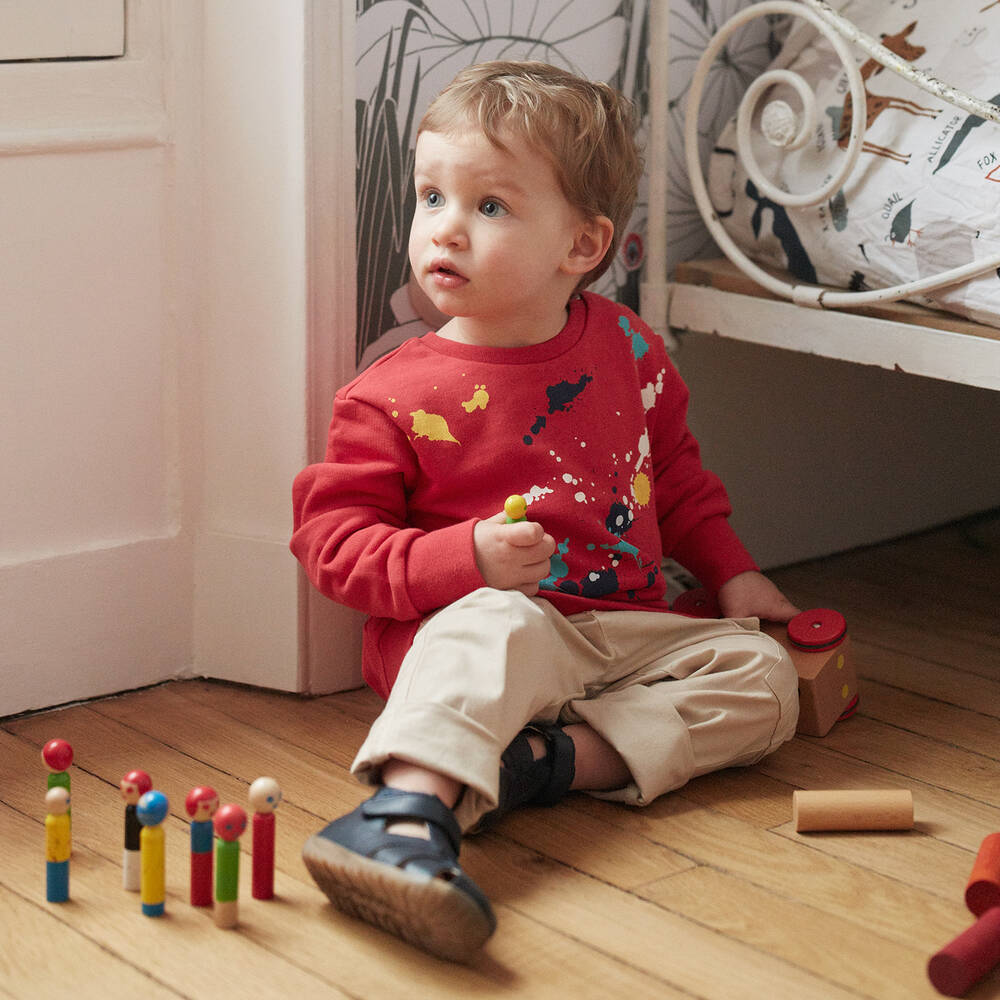 Falcotto by Naturino-Синие кожаные сандалии для мальчиков | Childrensalon Outlet