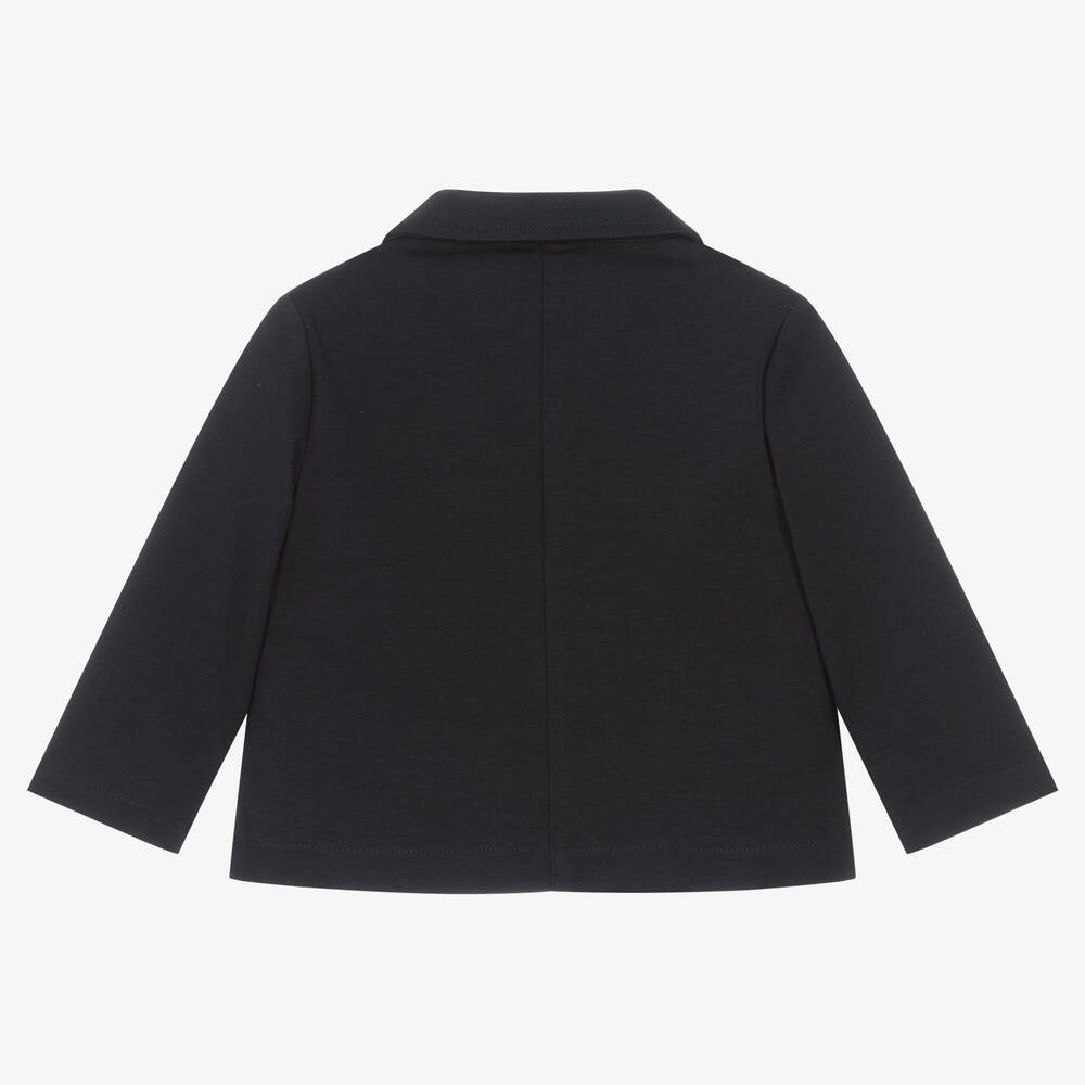 Falcotto by Naturino-Boys Navy Blue Cotton Blazer | Childrensalon Outlet
