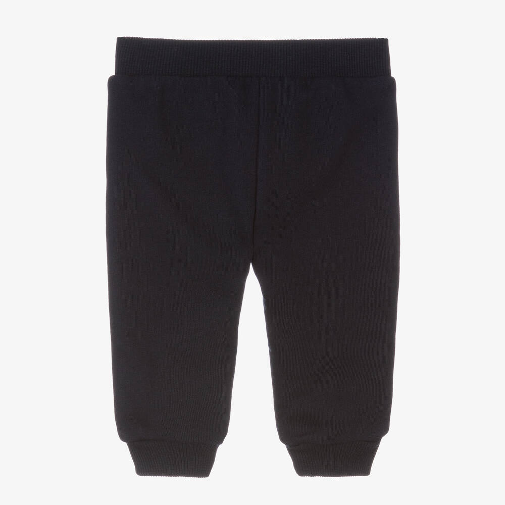 Falcotto by Naturino-Boys Navy Blue Cotton Jersey Joggers | Childrensalon Outlet