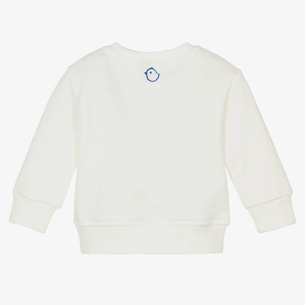 Boys best sale white sweatshirt