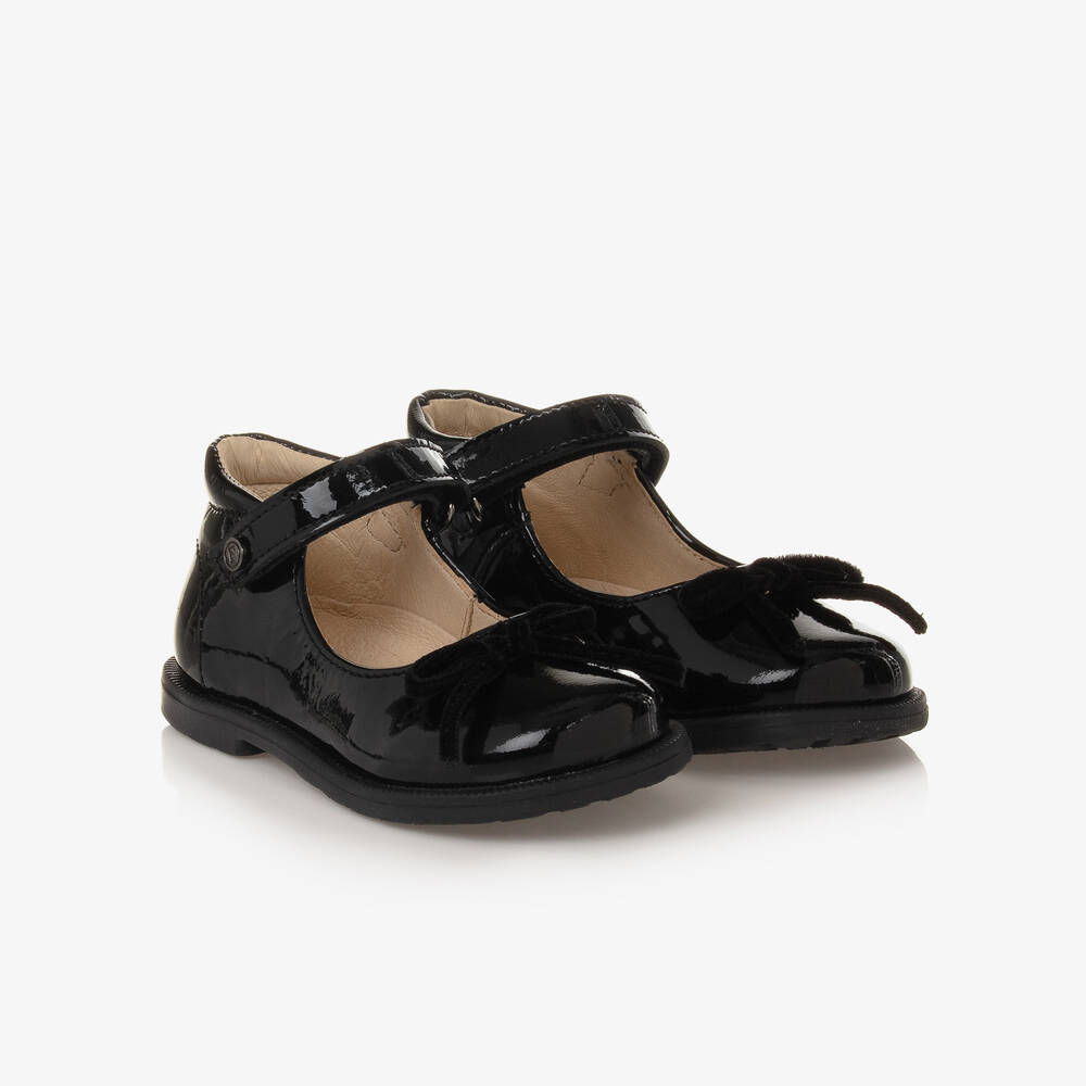 Falcotto by Naturino - Girls Black Patent Leather Bar Shoes | Childrensalon