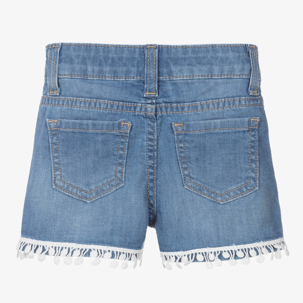 Falcotto by Naturino-Girls Blue Denim Shorts | Childrensalon Outlet