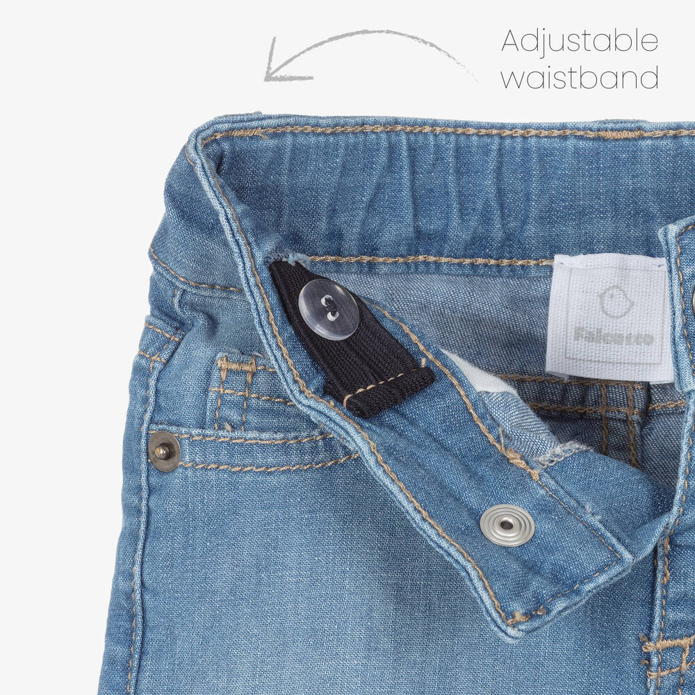 Falcotto by Naturino-Girls Blue Denim Shorts | Childrensalon Outlet