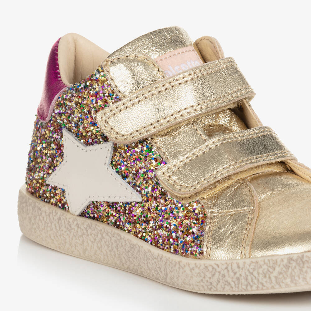 Girls sales sequin trainers