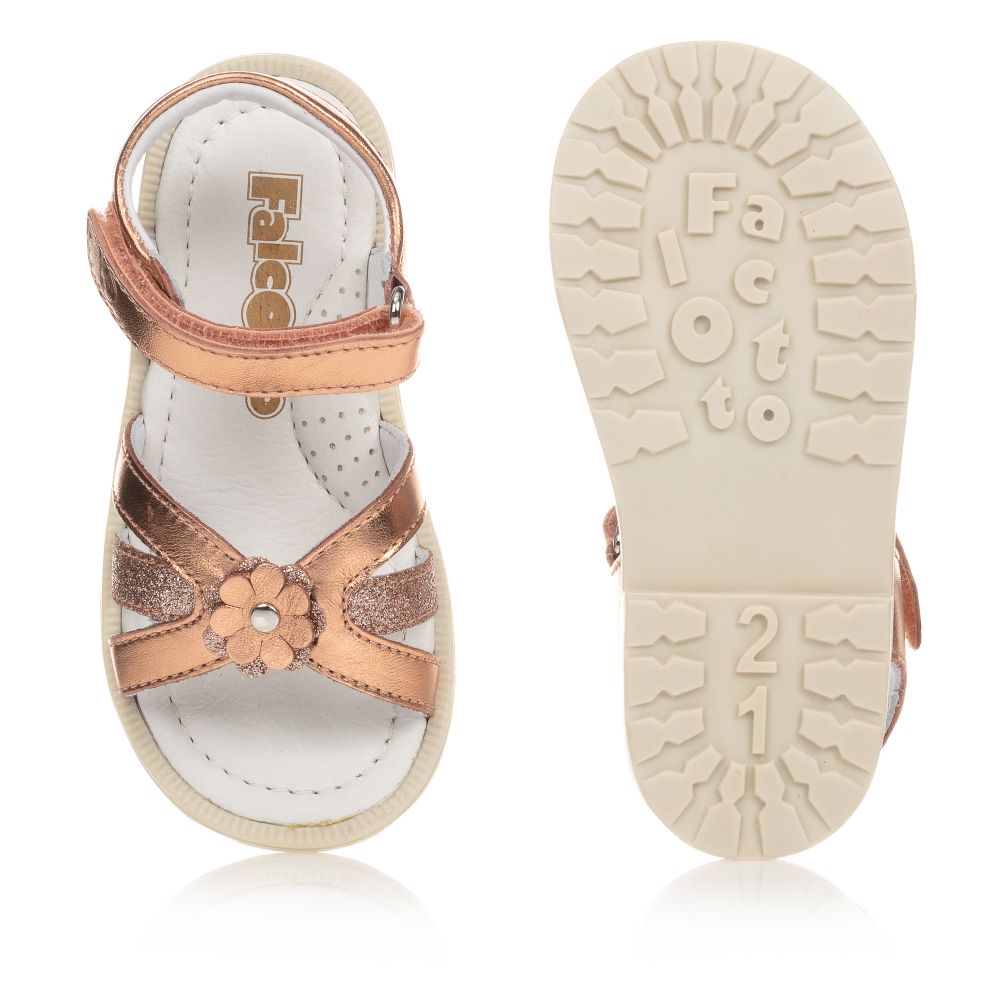 Rose gold girls sandals store
