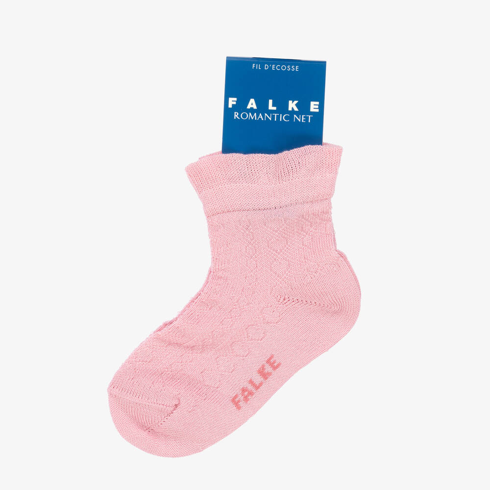 Falke-Baby Girls Pink Cotton Socks  | Childrensalon Outlet