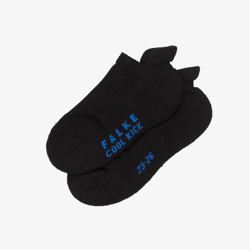 Falke-جوارب رياضية مبطنة سوداء للأطفال | Childrensalon Outlet