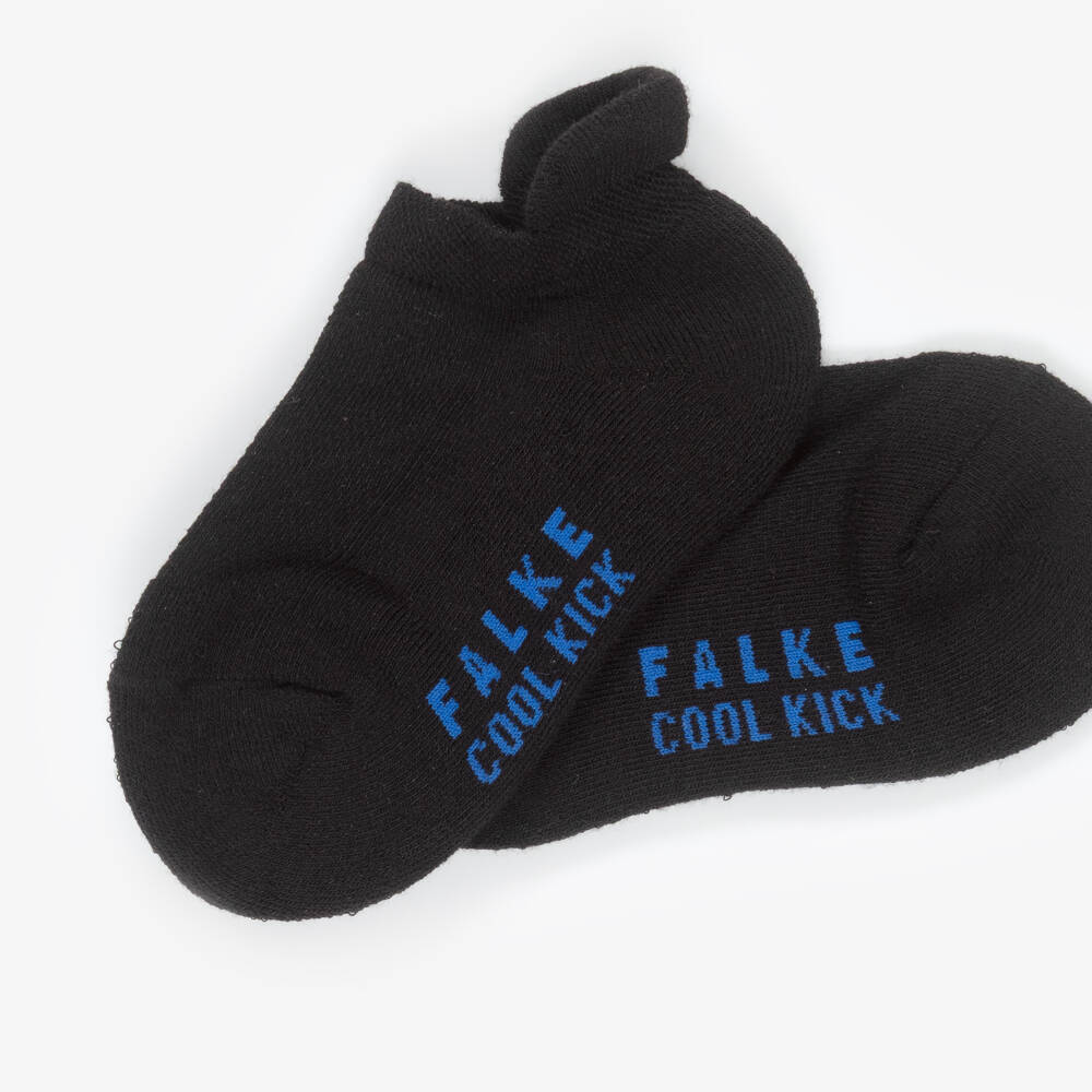 Falke-جوارب رياضية مبطنة سوداء للأطفال | Childrensalon Outlet