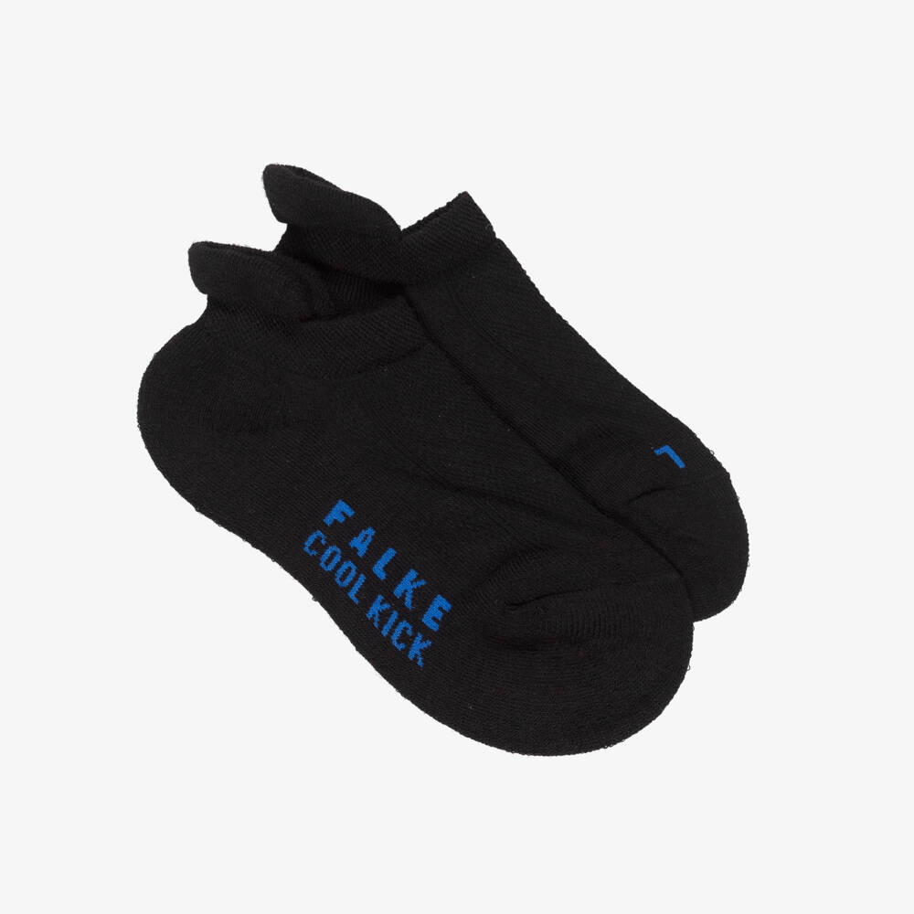 Falke-جوارب رياضية مبطنة سوداء للأطفال | Childrensalon Outlet