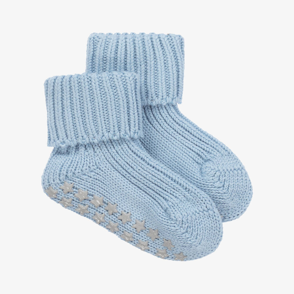 Falke-جوارب زرقاء ناعمة للرضع | Childrensalon Outlet