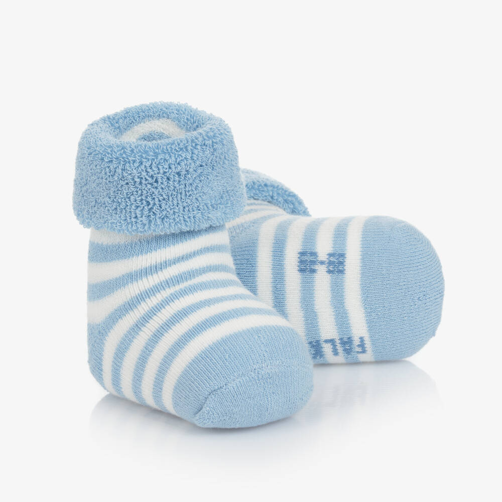 Falke-Boy's Gentle Blue Baby Socks | Childrensalon Outlet