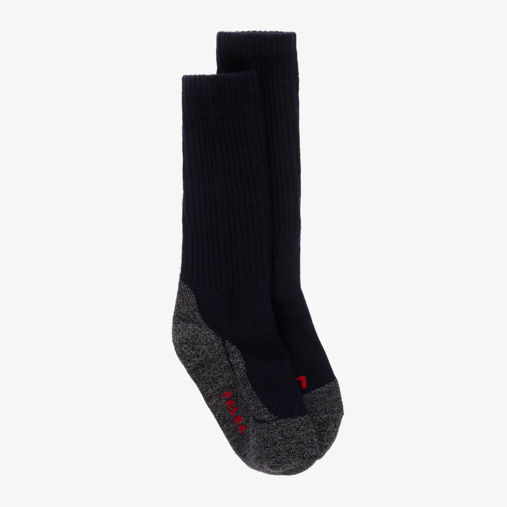 Falke-Boys Cozy Blue Trail Socks | Childrensalon Outlet