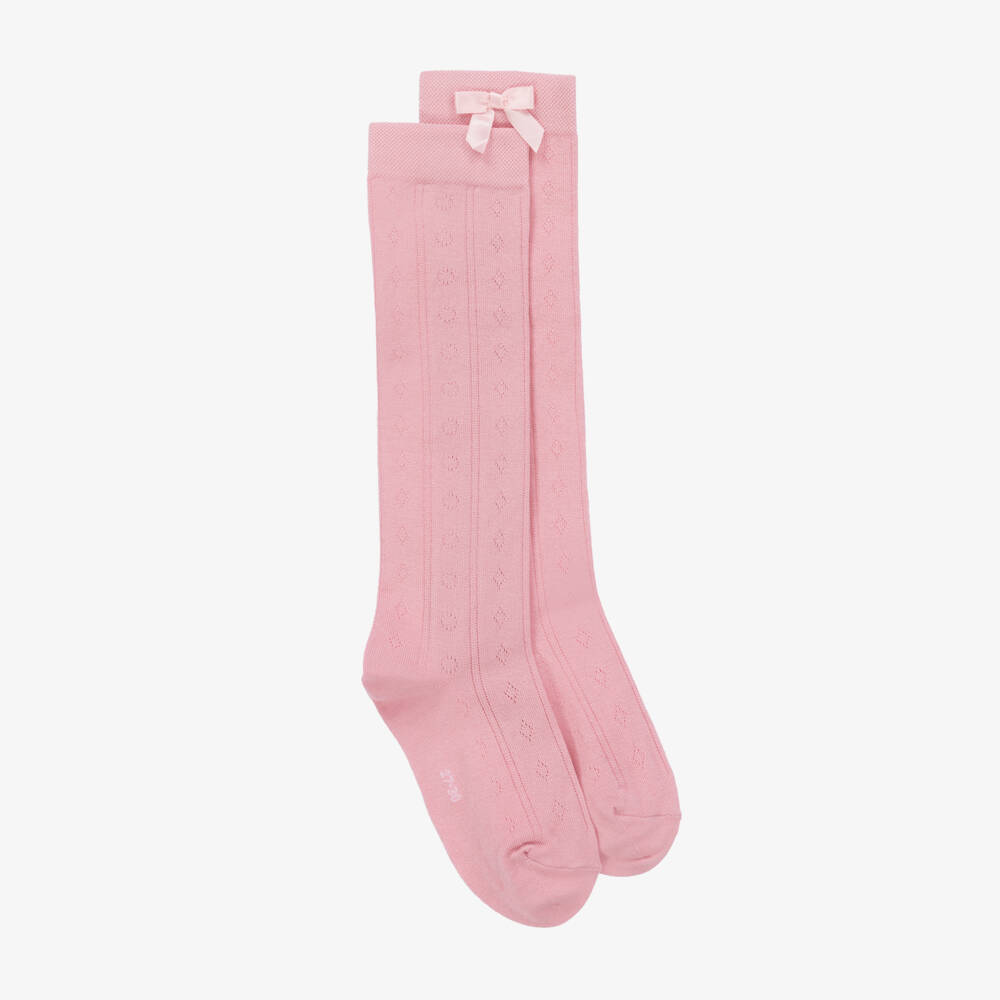 Falke-Girls Soft Pink Knee-Highs | Childrensalon Outlet