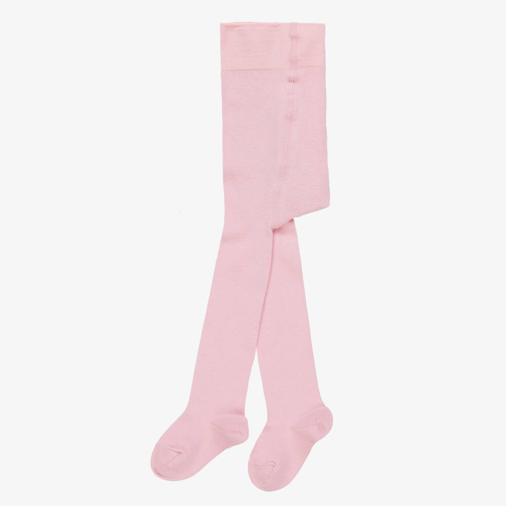 Falke-Girls Soft Pink Knitted Tights | Childrensalon Outlet