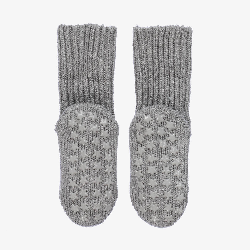 فالكي-جوارب سليبرز قطن لون رمادي للأطفال | Childrensalon Outlet