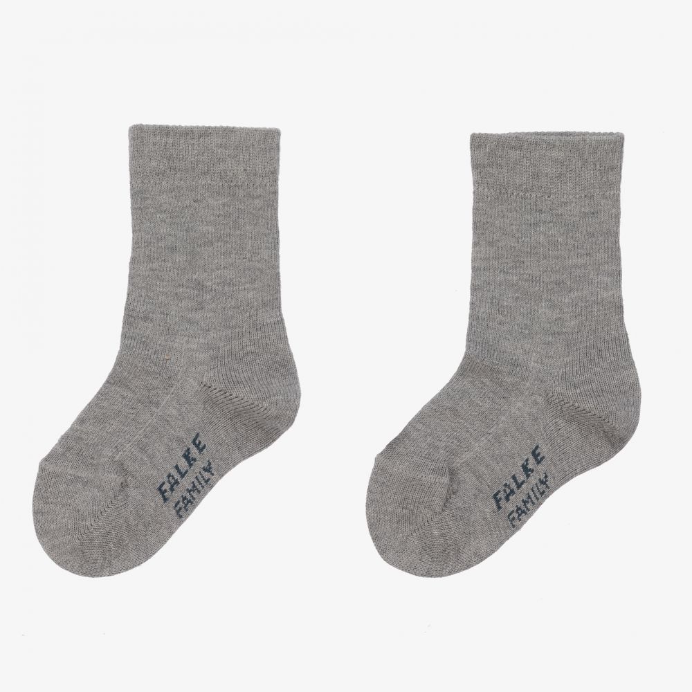 Falke-جوارب قطن مونس لون رمادي | Childrensalon Outlet