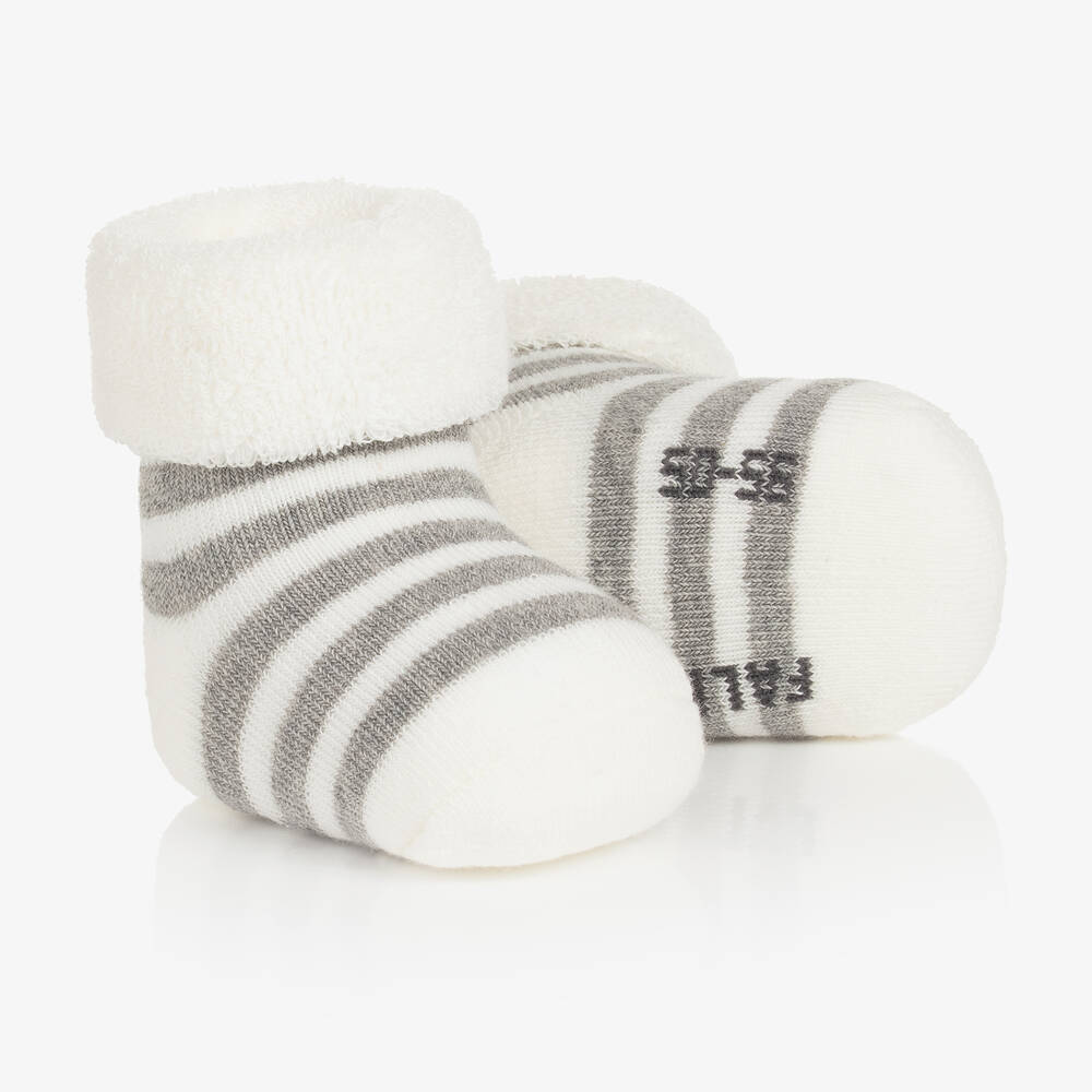 Falke-جوارب قطن لون عاجي للأطفال | Childrensalon Outlet