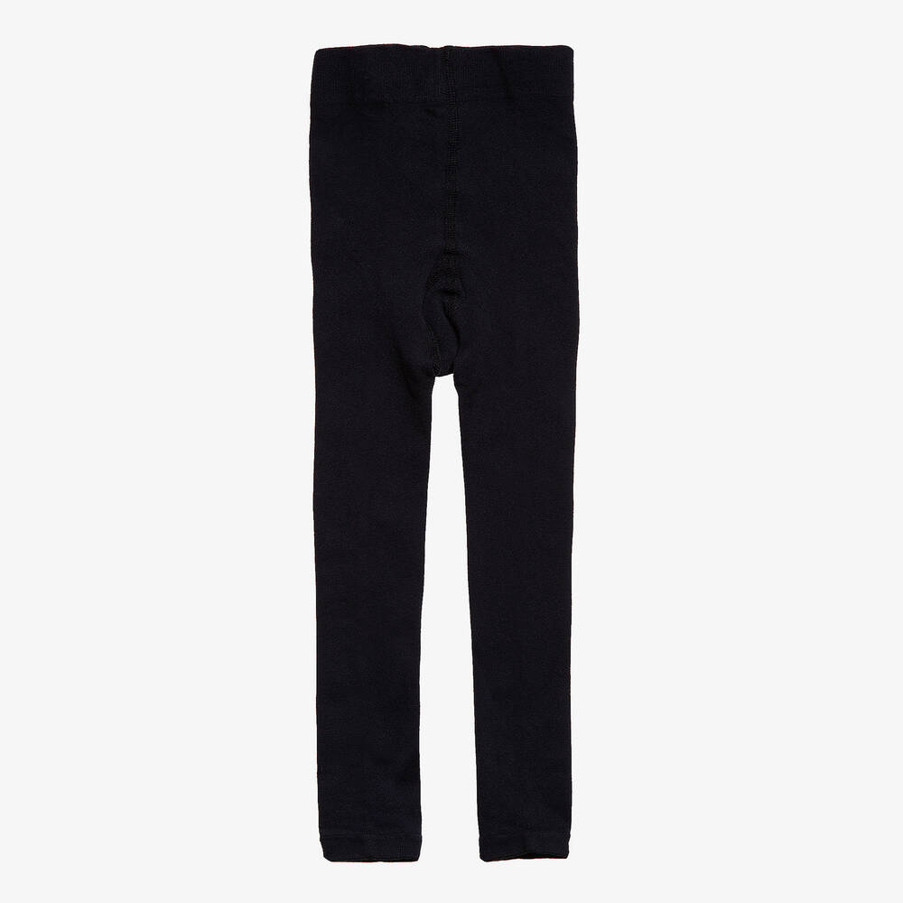 Falke - Navyblaue Leggings aus feiner Baumwolle | Childrensalon