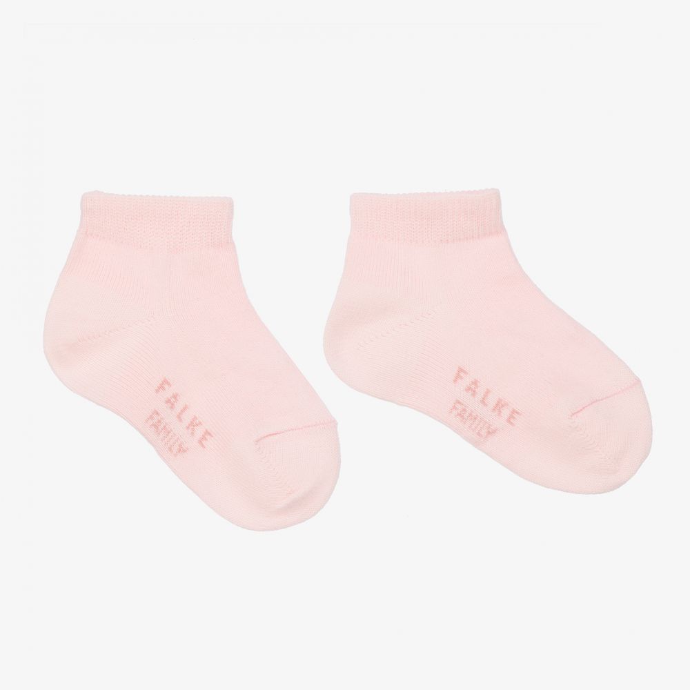 Falke - Pink Cotton Ankle Socks | Childrensalon