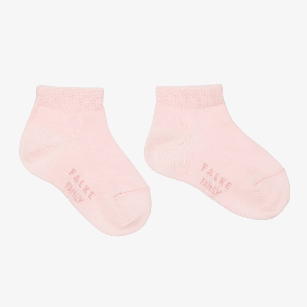 Falke-Pink Cotton Low Ankle Socks | Childrensalon Outlet