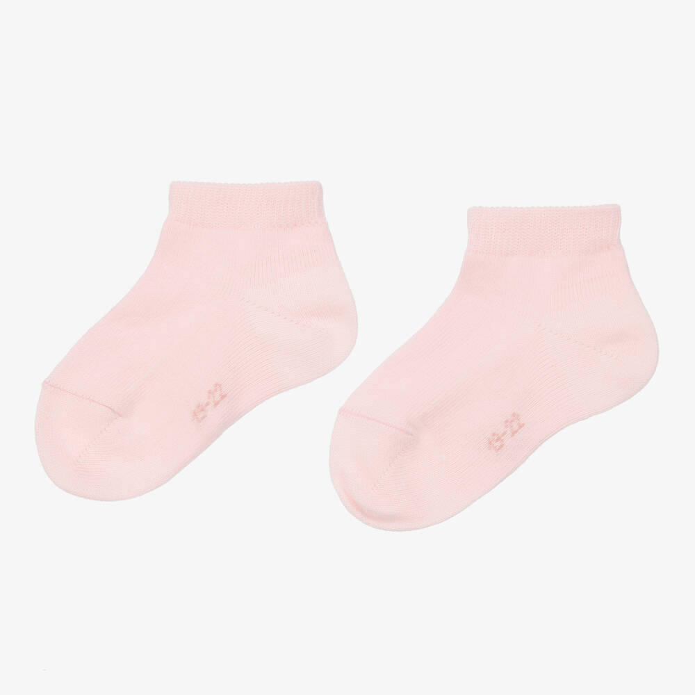 Falke-Pink Cotton Low Ankle Socks | Childrensalon Outlet