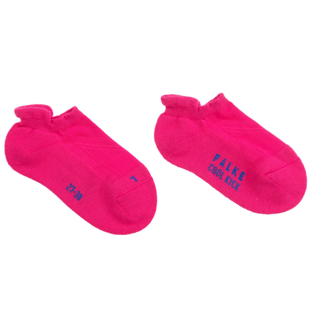 Falke-Pink Trainer Socks | Childrensalon Outlet
